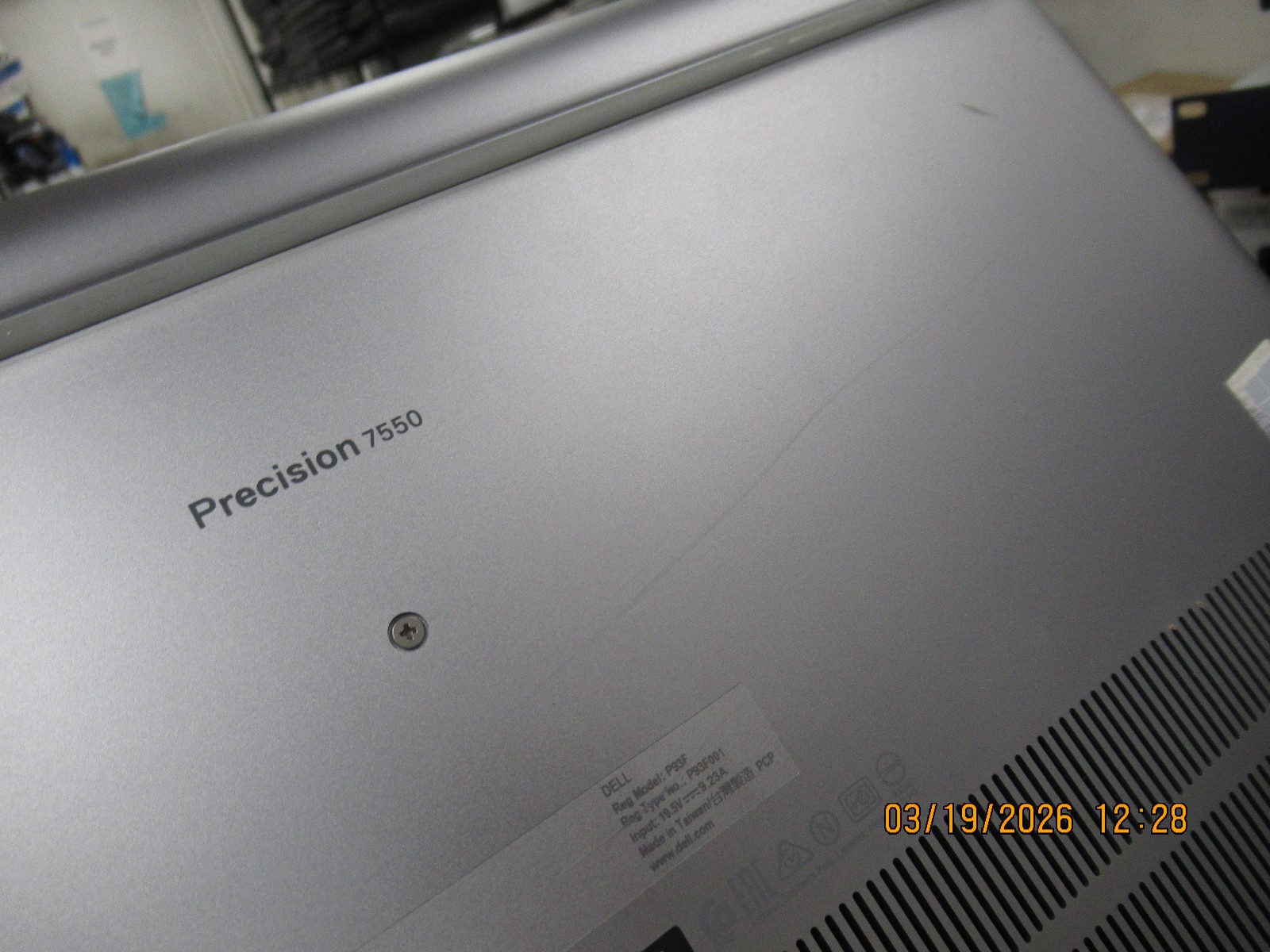 Dell Precision 7550 i5-10400H 2.60GHz 32GB Ram 512GB M2SSD UBUNTU Laptop +AC