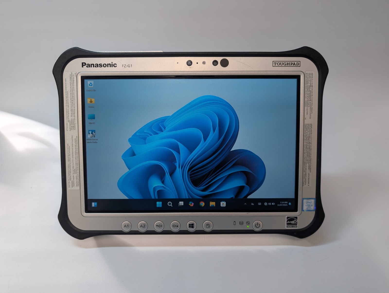 Panasonic Toughpad FZ-G1 MK5, i5-7300U, 8GB RAM, 240GB SSD Rugged Tablet