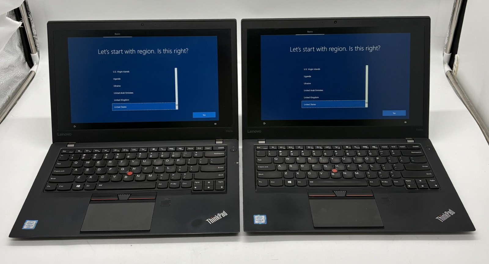 Lot of 2 Lenovo ThinkPad T460s i5-6200U | 8GB RAM | 180GB SSD | 1440p | Win10