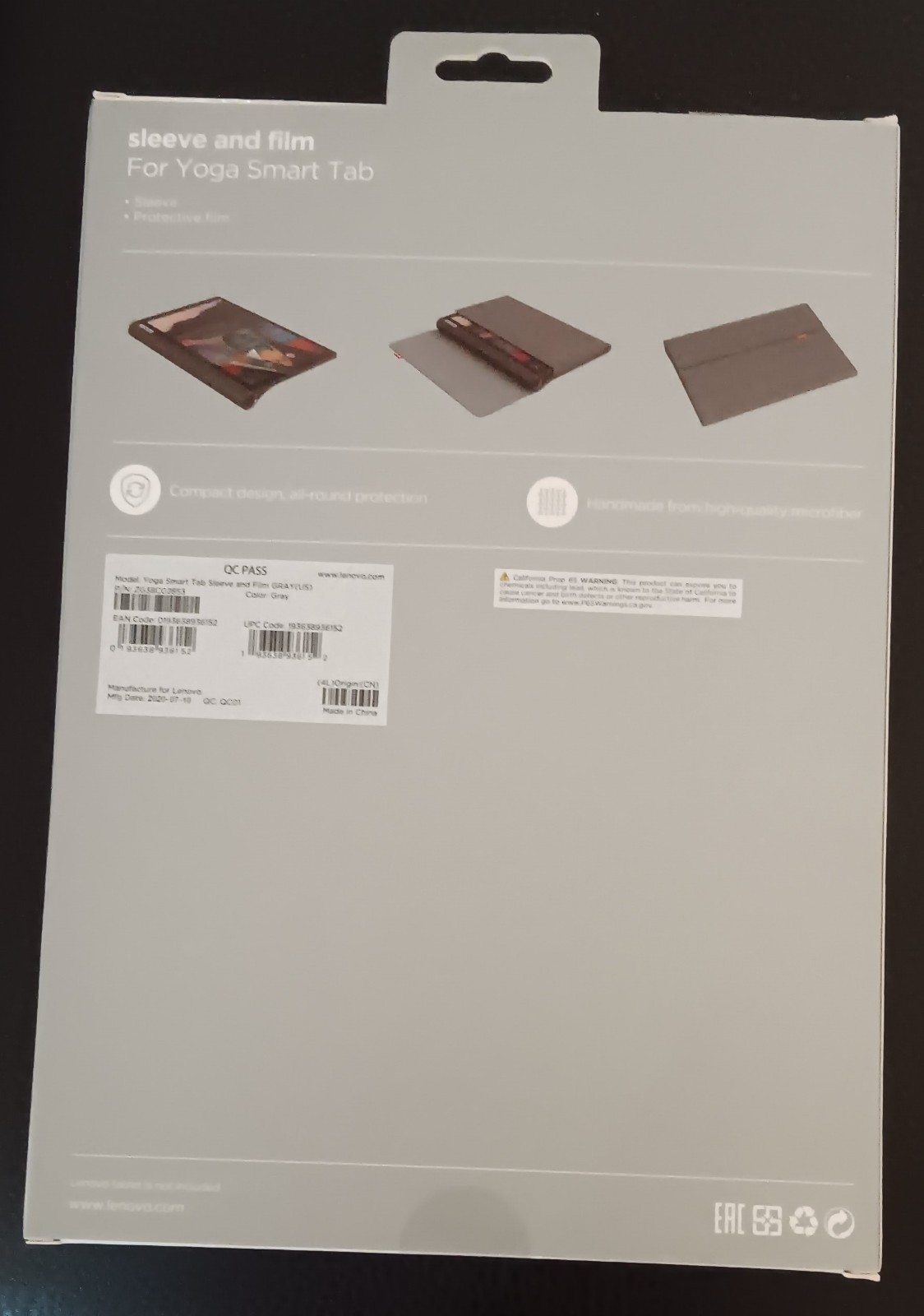 Lenovo Yoga Smart Tab with the Google Assistant 4/64 GB – Iron Grey