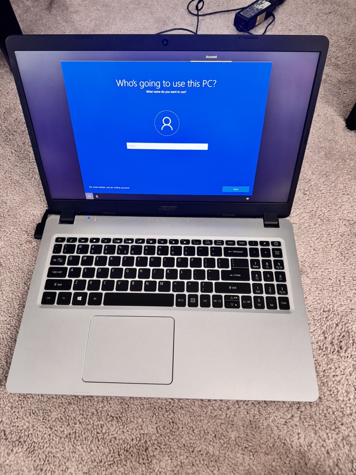 Acer Aspire 5 N19C3 15.6″ Ryzen 3 3200U 2.6GHz 8GB RAM 128GB SSD