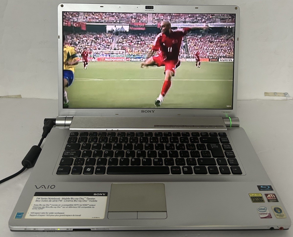 Sony PCG-3F1L VGN-FW300/355J 16.4″Intel Core 2Duo P8600 2.4GHz 4GB Ram-250GB HDD