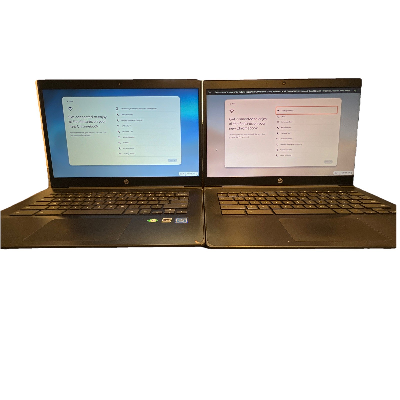2 HP 14 G6 Chromebook 14″inch. 4 GB RAM 32 GB SSD Very Good Ac Adapters #1