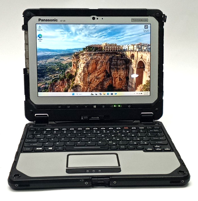 Panasonic ToughBook CF-20 m5-6Y57 VPRO@1.10GHZ 8GB RAM 256GB M.2 WIN11P WH456*!
