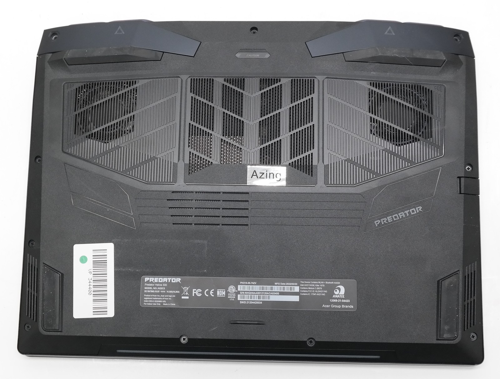 Acer Predator Helios 300 15.6″ Core i7-12700H 16GB RAM 512GB RTX 3060