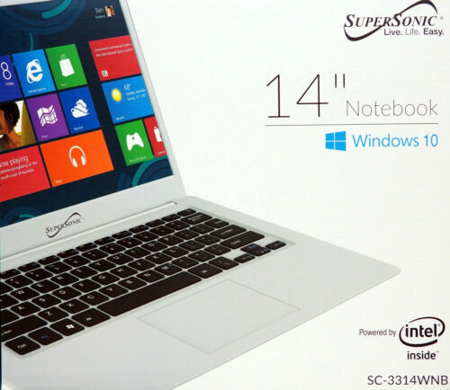 SuperSonic 14″ Laptop – Windows 10 – Like New!!
