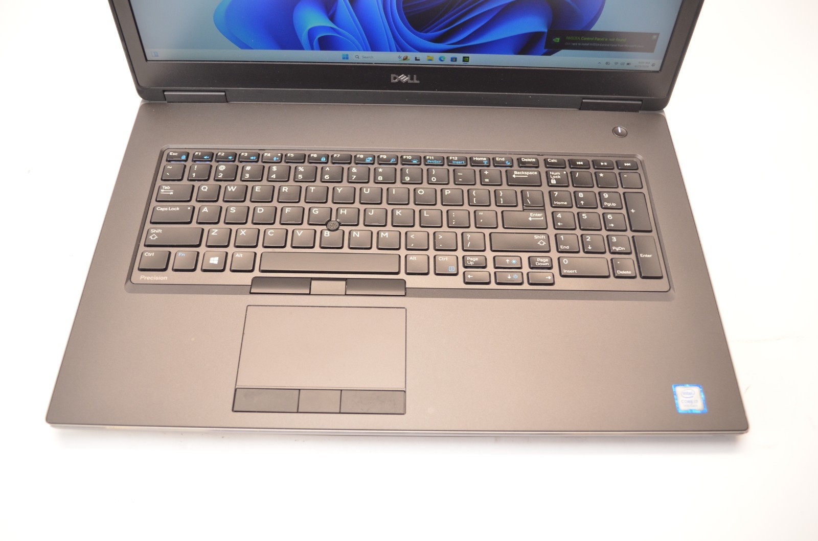 Dell Precision 7740 Laptop Intel i7-9850H 512GB NVME 32GB RAM RTX 3000 WIN11PRO