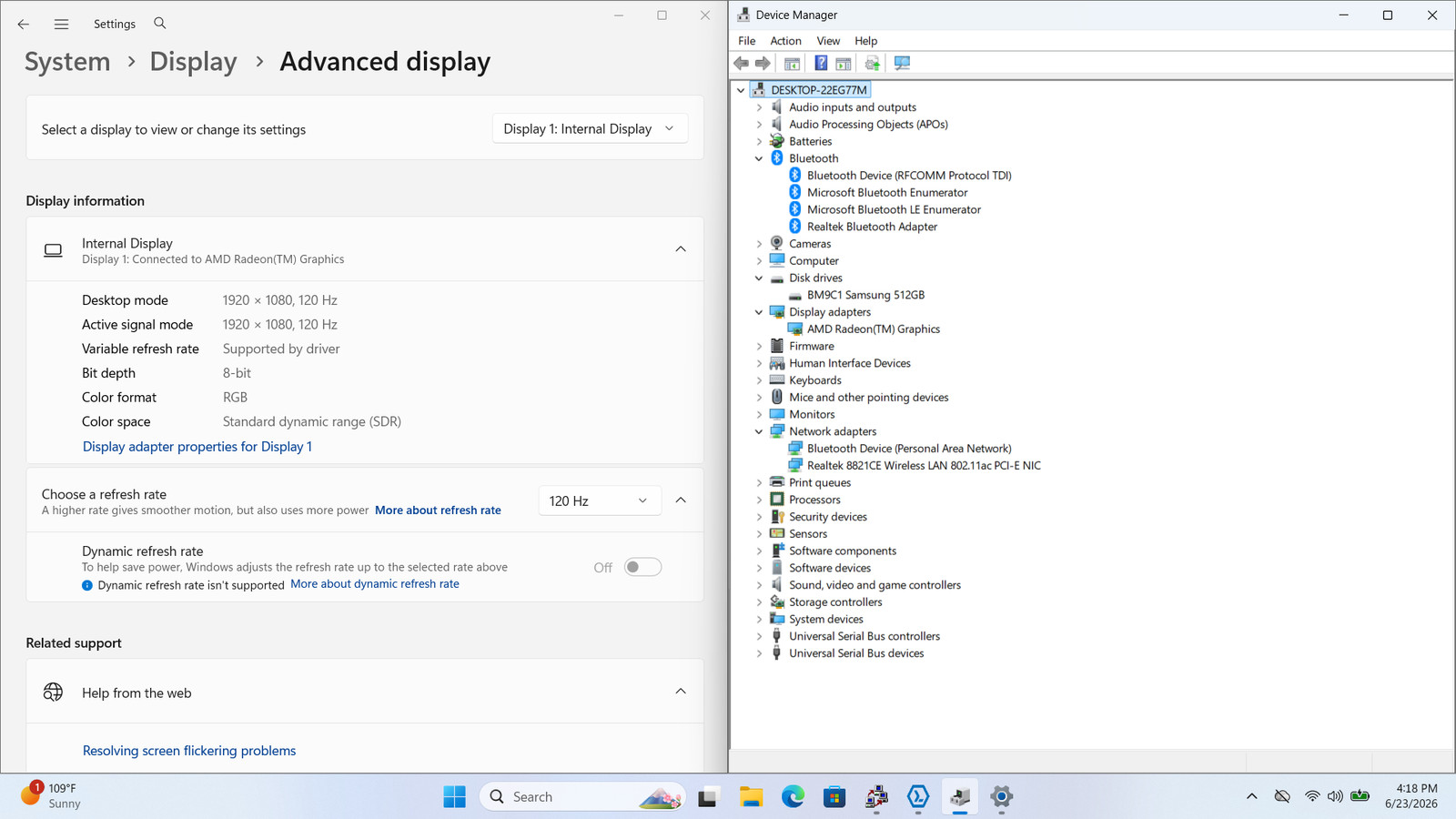 Dell Inspiron 15 3535 15.6″ FHD Ryzen 5 7520U 8GB 512GB SSD Win11