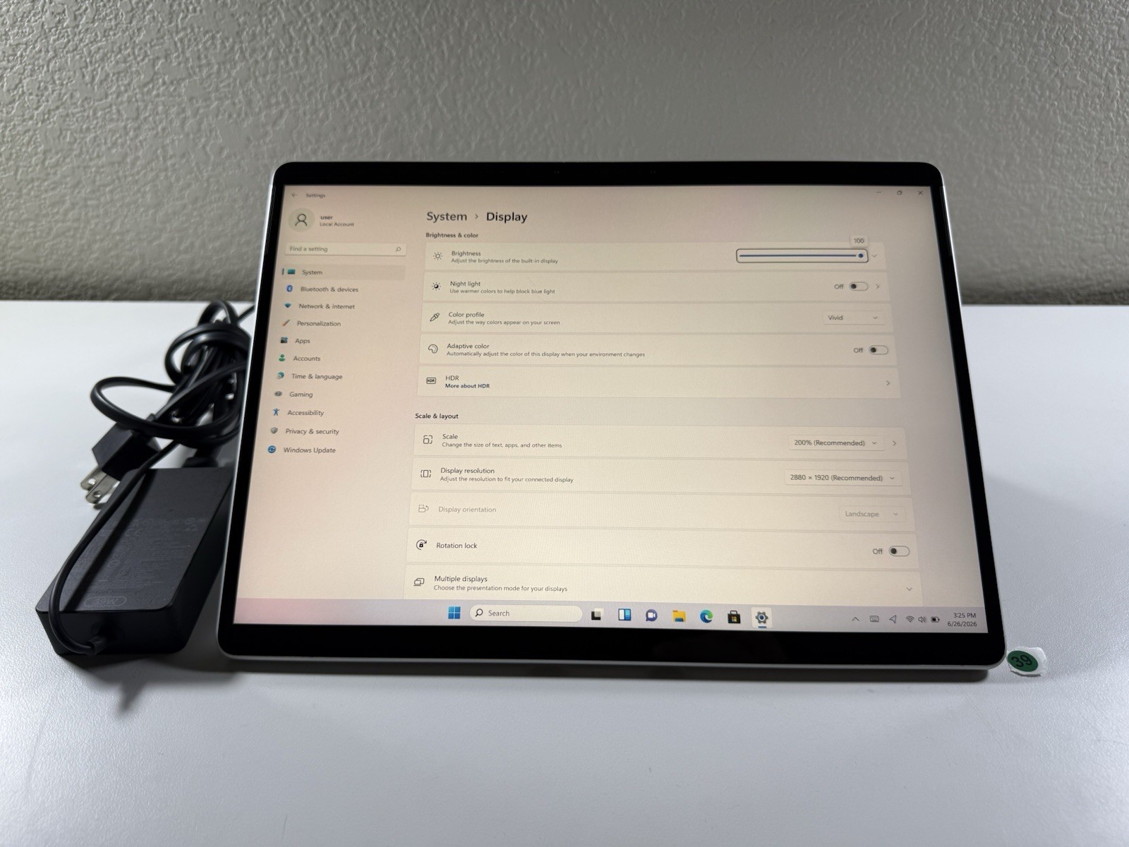 Microsoft Surface Pro 8 (1982) i5-1145G7 – 16GB RAM – 256GB 120Hz – Win 11 Pro