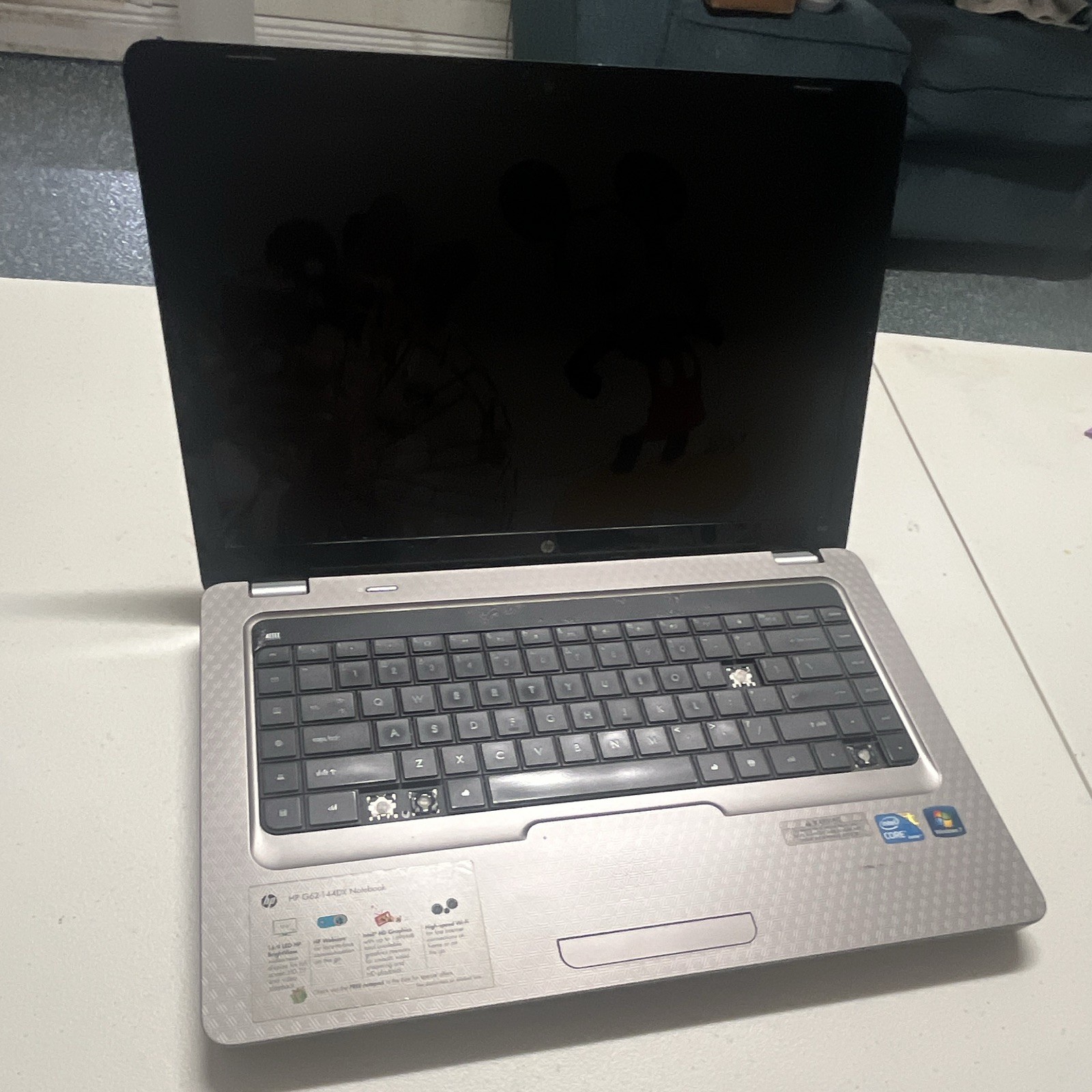 HP G62 15.6″ Laptop Core i5 2.53GHz 4GB RAM 500GB HDD Win7 Silver