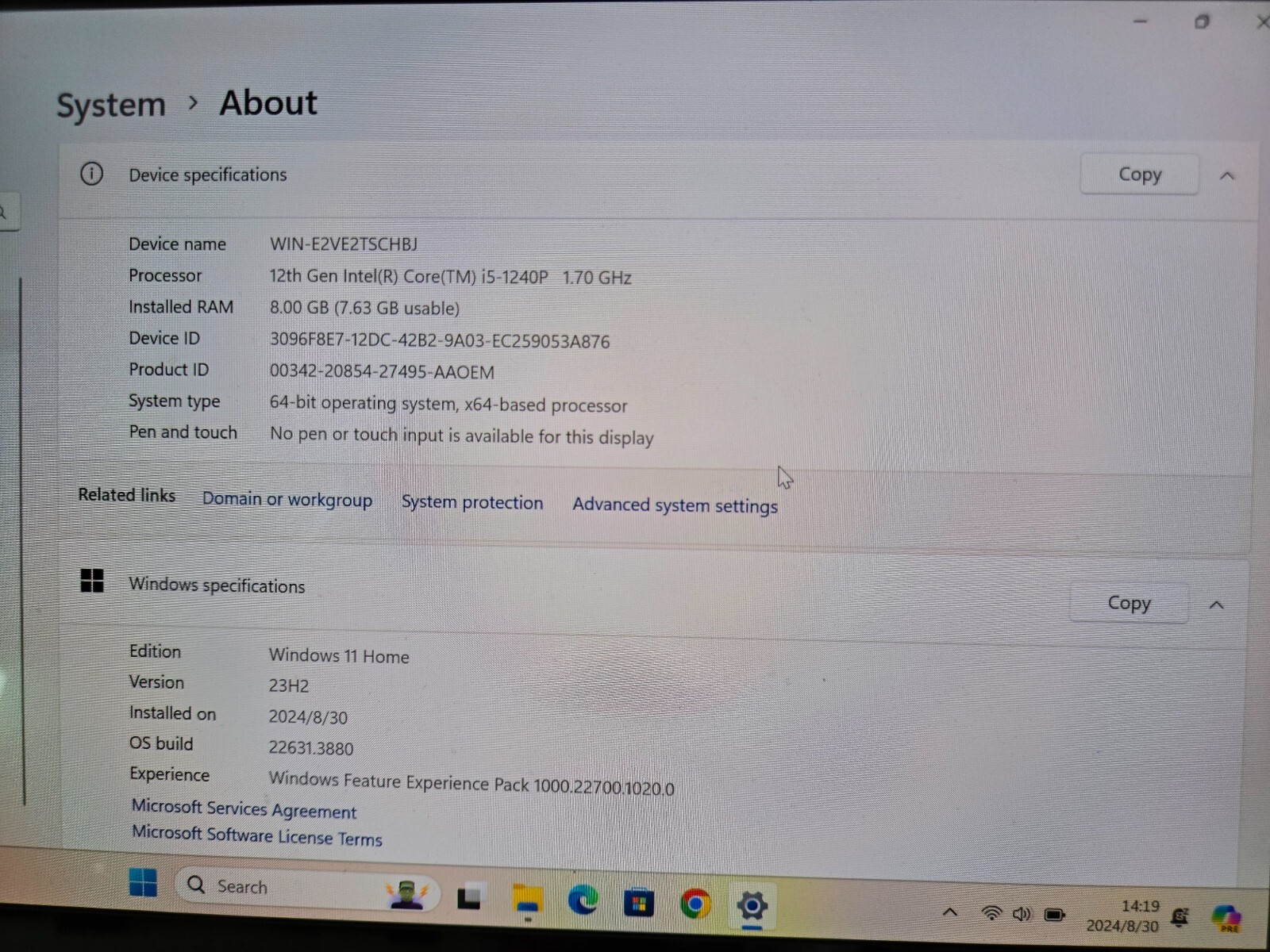 Samsung Galaxy Book2 Pro 13.3″ (256GB SSD, Intel Core i5 12th Gen., 64 bit os