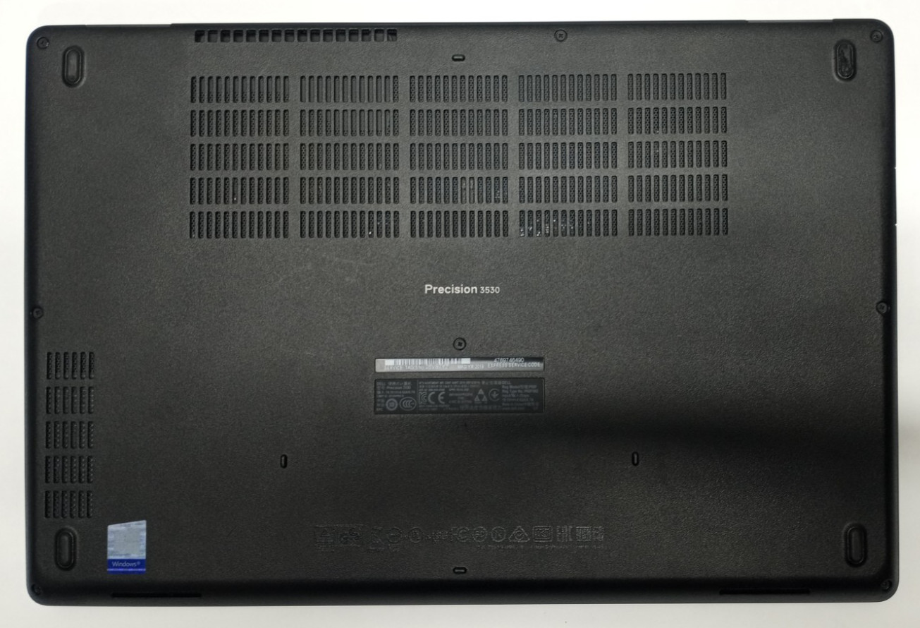 Dell Precision 3530 i5-8300H@2.3GHZ 16GB RAM 256GB NVMe Win 11 Pro NVIDIA WH565!
