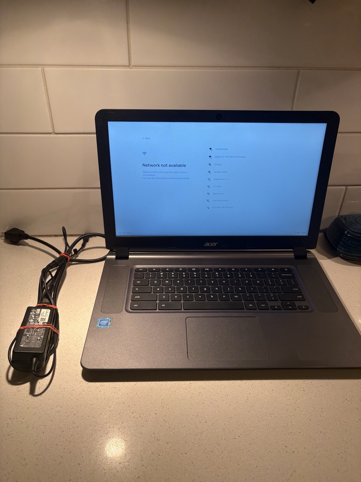 Acer Chromebook CB3-532-C47C 15.6” 16GB Flash, Celeron N3060, 1.60 GHz, 2GB RAM
