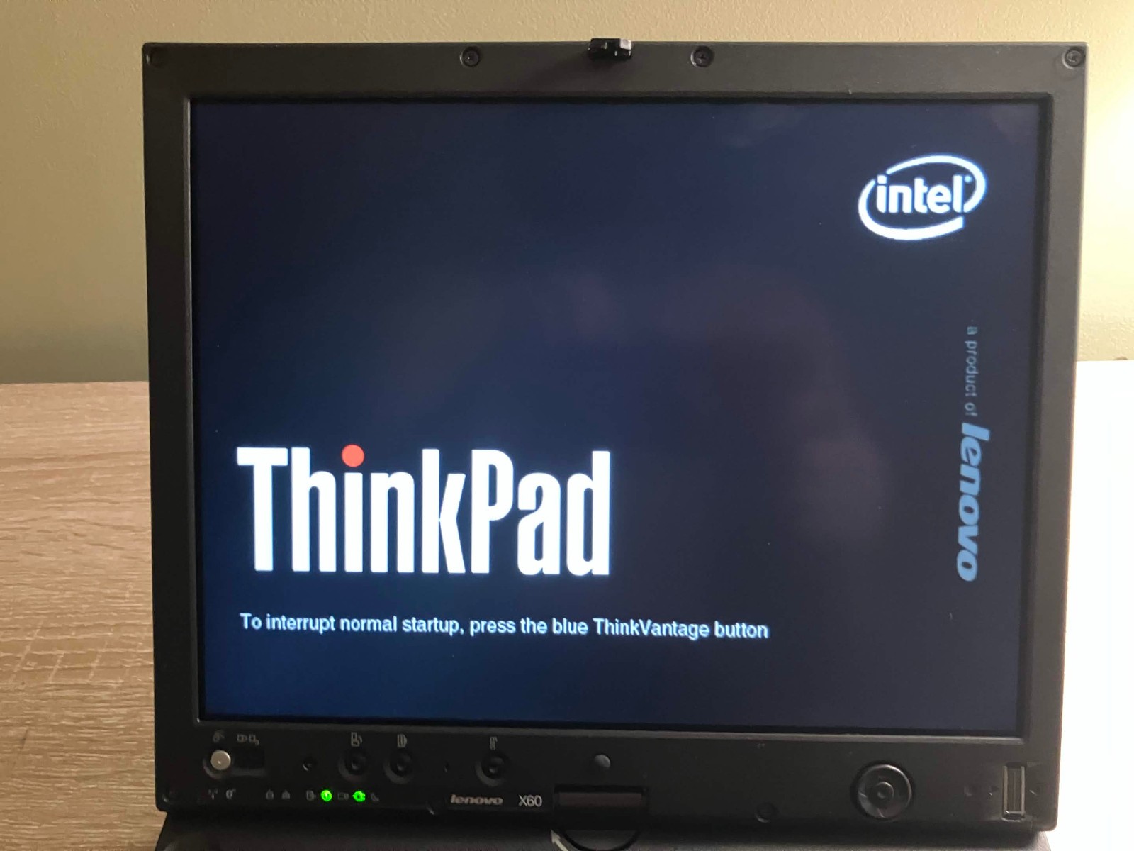 IBM Lenovo ThinkPad X60 6363-54U 12.1″ Laptop Tablet CDuo L2500 DIM SCREEN