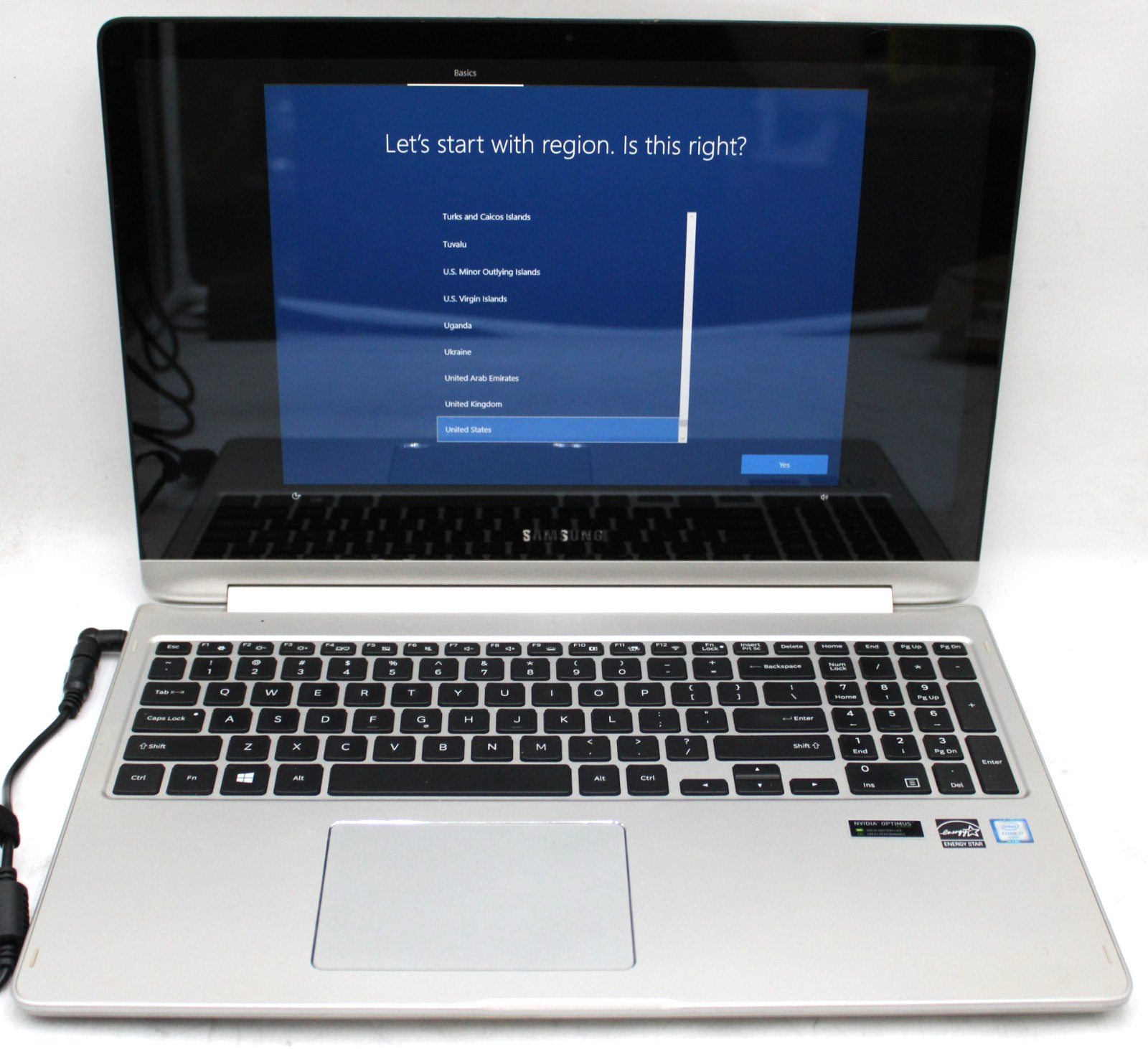 15.6″ Samsung Notebook 7 Spin NP740USL i7-6500U 2.50GHz 8GB RAM 256GB SSD 940MX