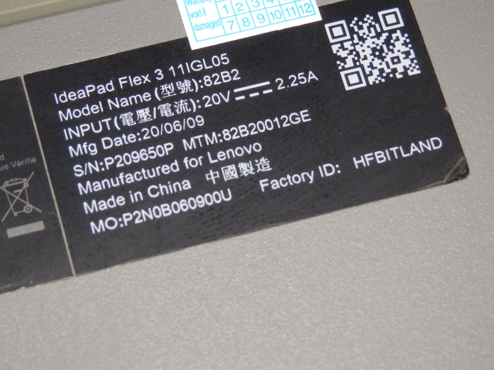 Lenovo IP Flex 3 11IGL05 – Intel Pentium N5030, 4GB Ram, No SSD, 11.6″ inch HD