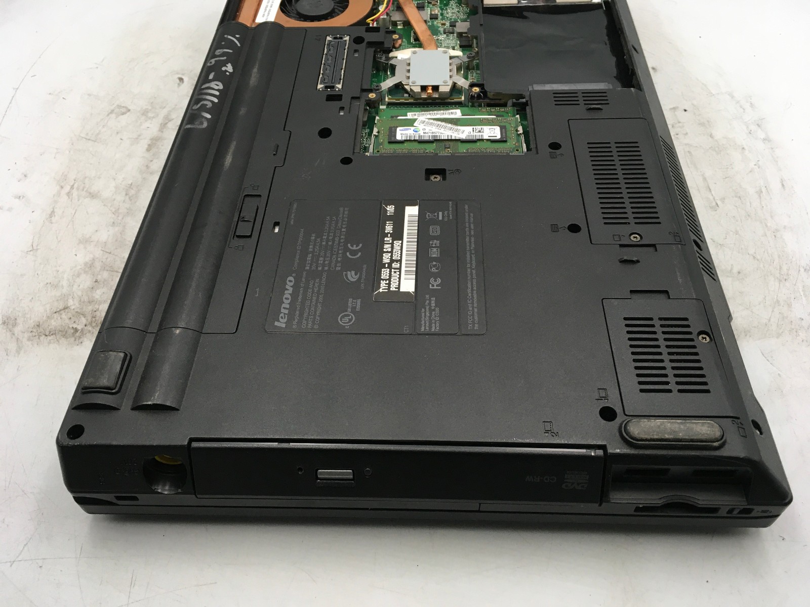 LENOVO THINKPAD L412 -BOOTS TO BIOS/BIOS LOCK- INTEL I3 M390 – 4GB RAM – READ-BB