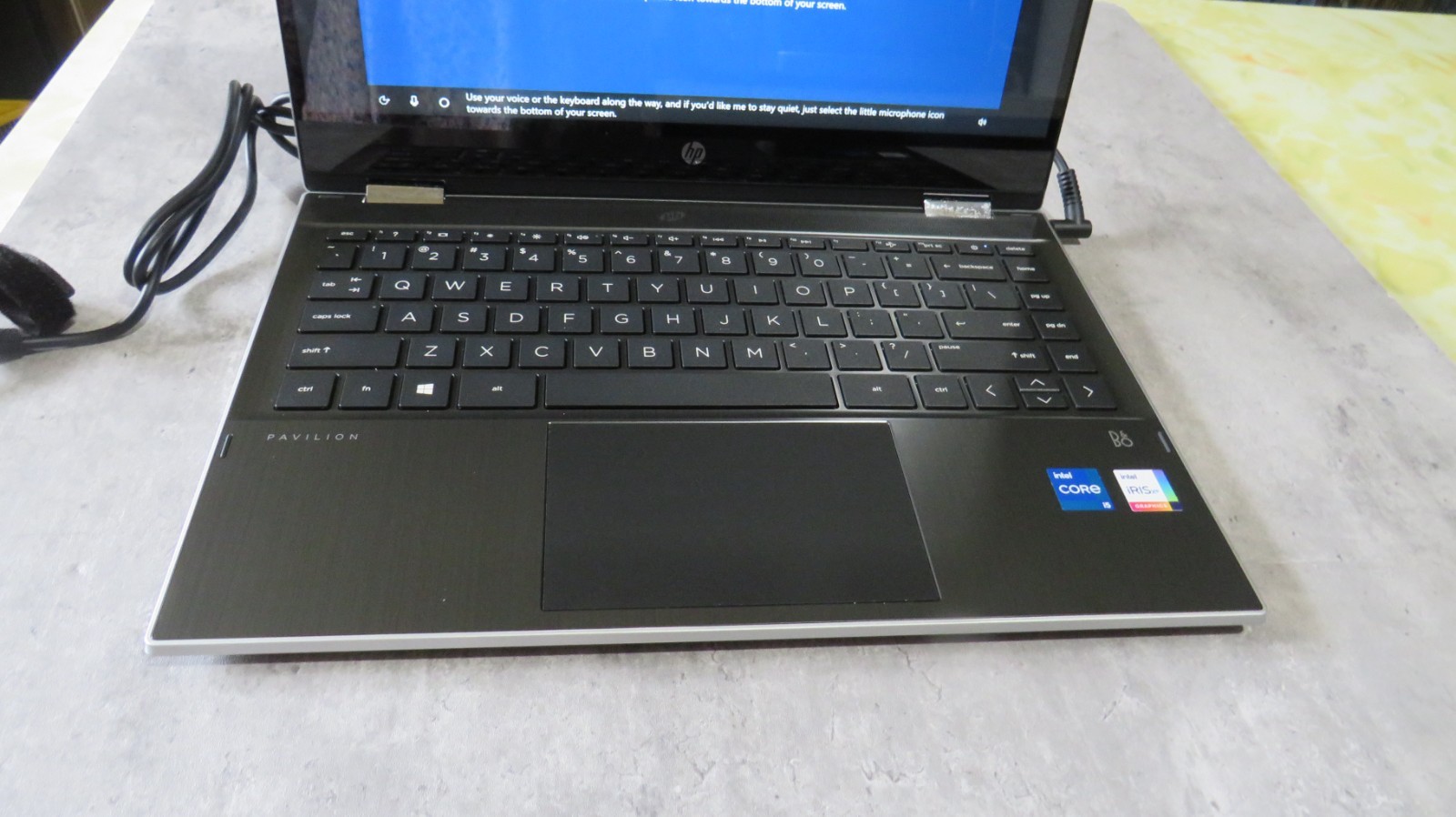 HP Pavilion x360 14” Laptop, 11th Gen Intel Core i5-1135G7, Needs Battery