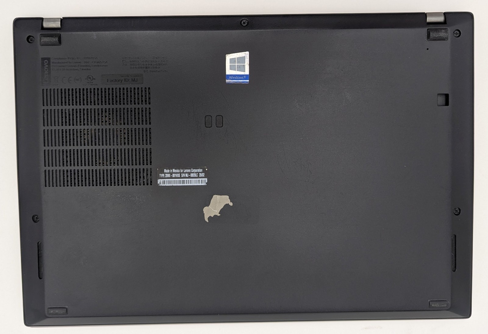 Lenovo ThinkPad T490s 14″ Laptop i5-8265U 1.60GHz 8 GB RAM 256GB SSD Win 11 Pro