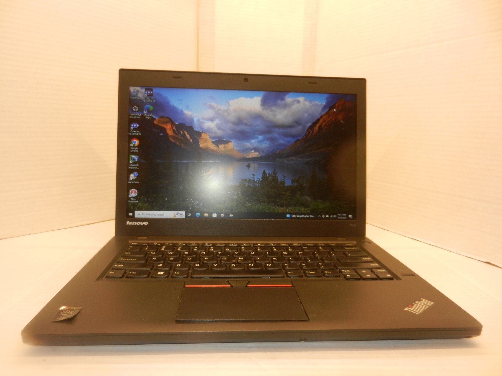 LENOVO THINKPAD T450 CORE i5-4300U@1.9GHz 8GBRAM 512GB SSD WINDOWS 10