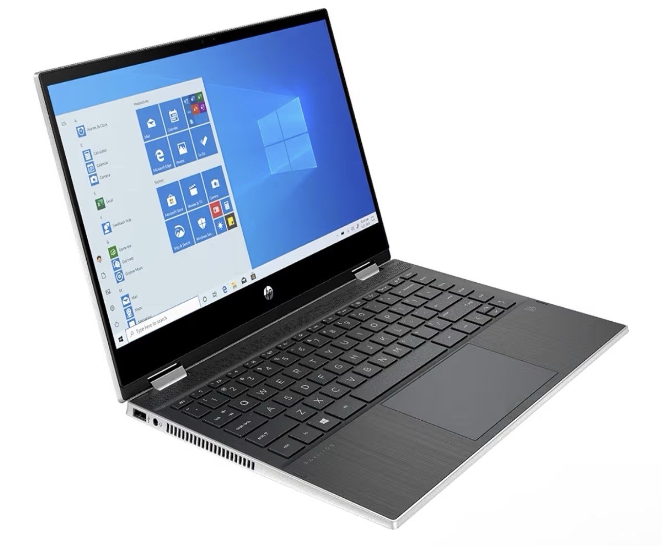 HP Pavilion x360 14m-dw1013dx 14″ Touch 8GB 256GB i3-1115G4 3GHz Win11H, Silver