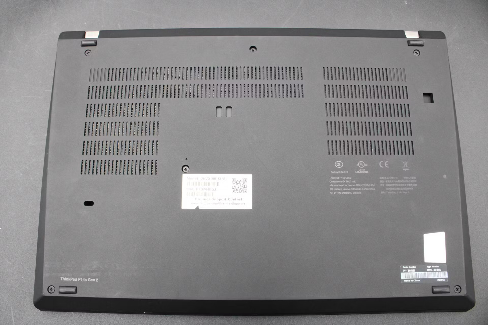 Lenovo ThinkPad P14s Gen 2i Used 14″ (i7-1185G7-16GB-512 GB NVMe)
