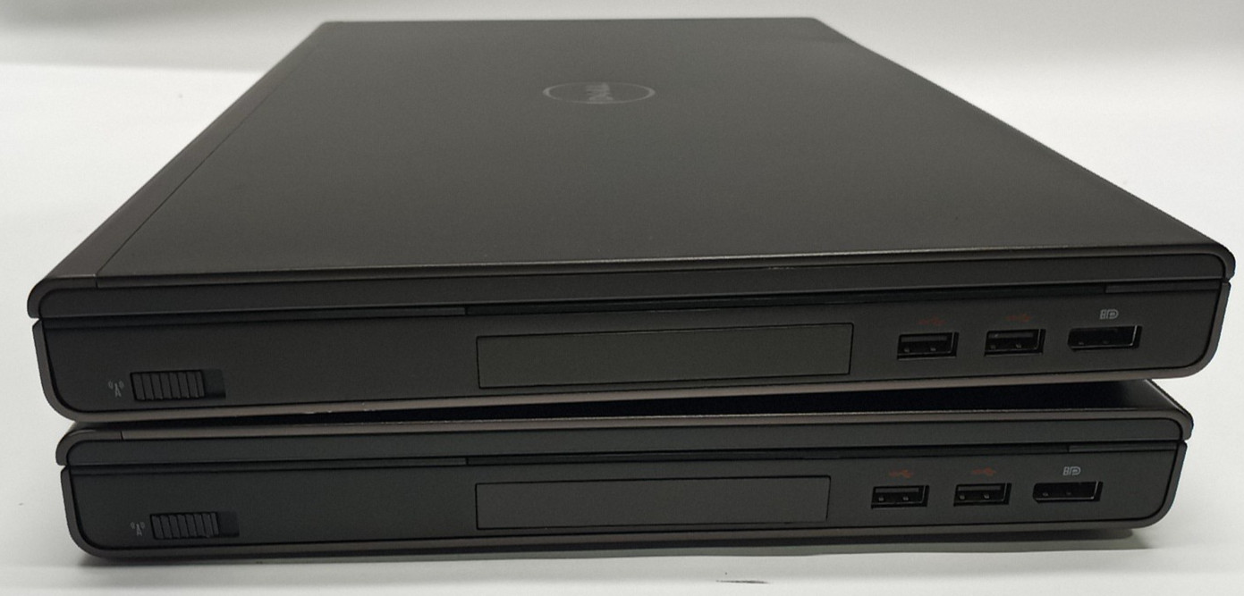 Lot of 2 Dell Precision M4600 i7-2860@2.50 8GB DDR3 RAM No HDD No OS MC239