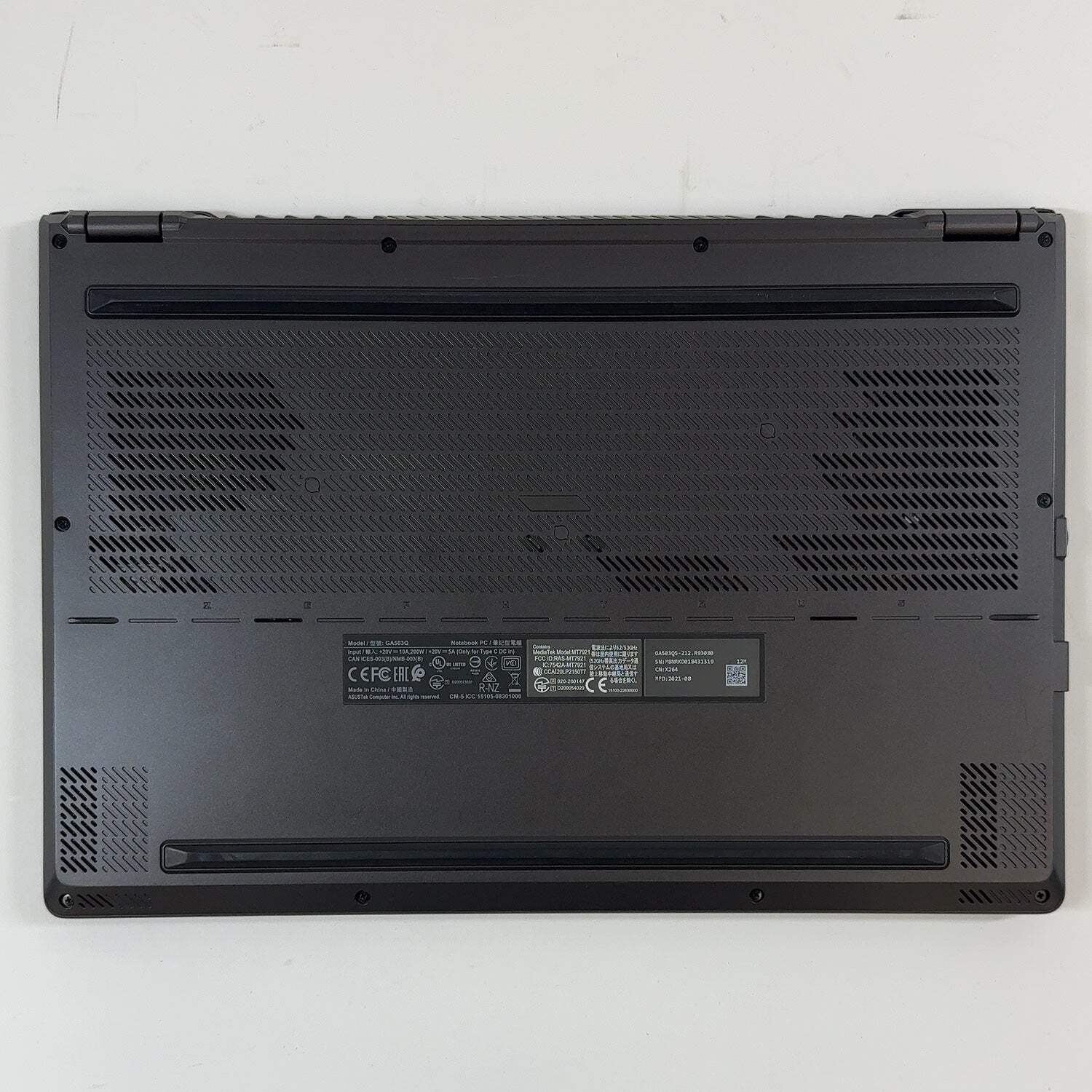 Asus ROG Zephyrus G15 15.3″ Ryzen 9 5900HS 3.3GHz 16GB RAM 1TB SSD RTX 3080