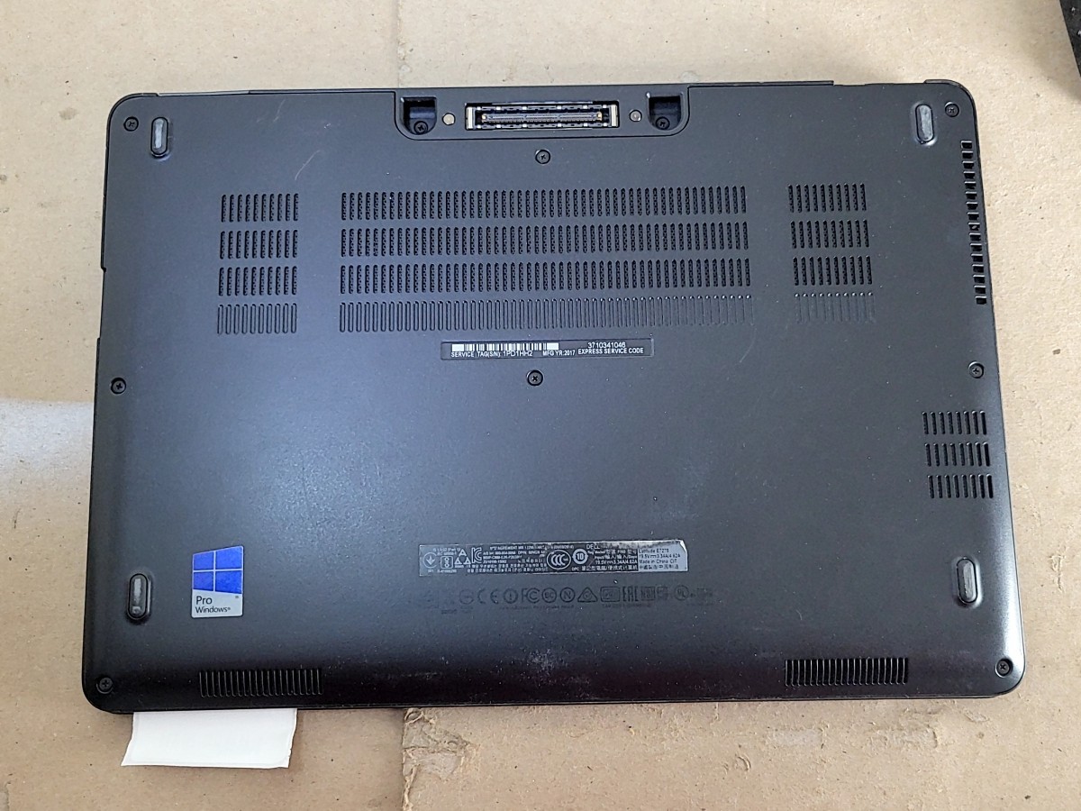 DELL LATITUDE E7270 P26S 12.5″ Laptop Core I5-6300U 8GB 256GB SEE NOTES