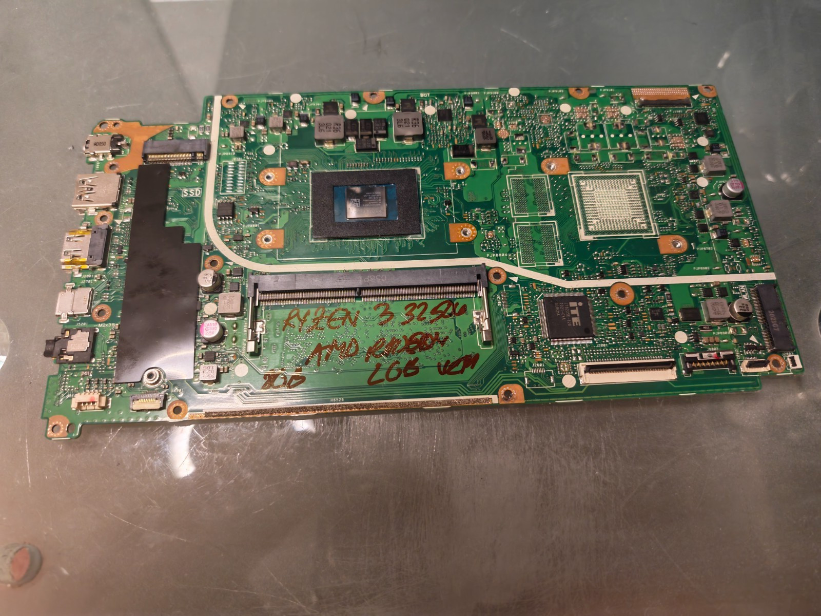 ASUS X512D A512D X712D F512D MOTHERBOARD RYZEN 3 3250U RADEON X512DK REV,2.1 #