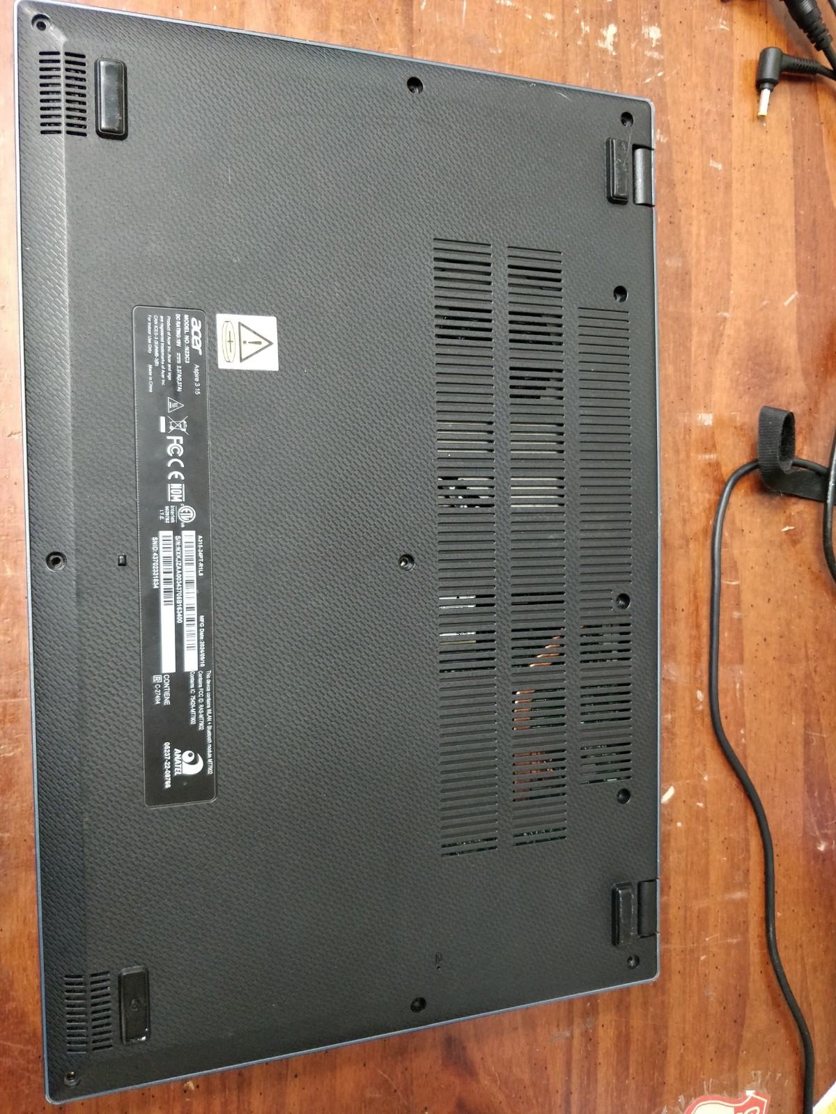 Acer Aspire 3 A315-24PT AMD Ryzen 5-7520U@2.80GHz 8GB RAM NO DRIVE PARTS 8822