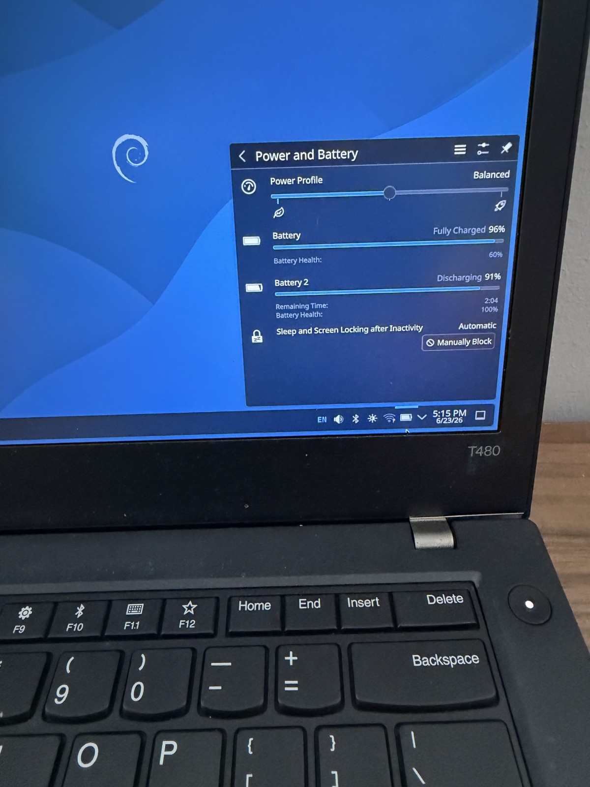 ThinkPad T480 Libreboot/Coreboot i7-8550 16gb ram 256 SSD