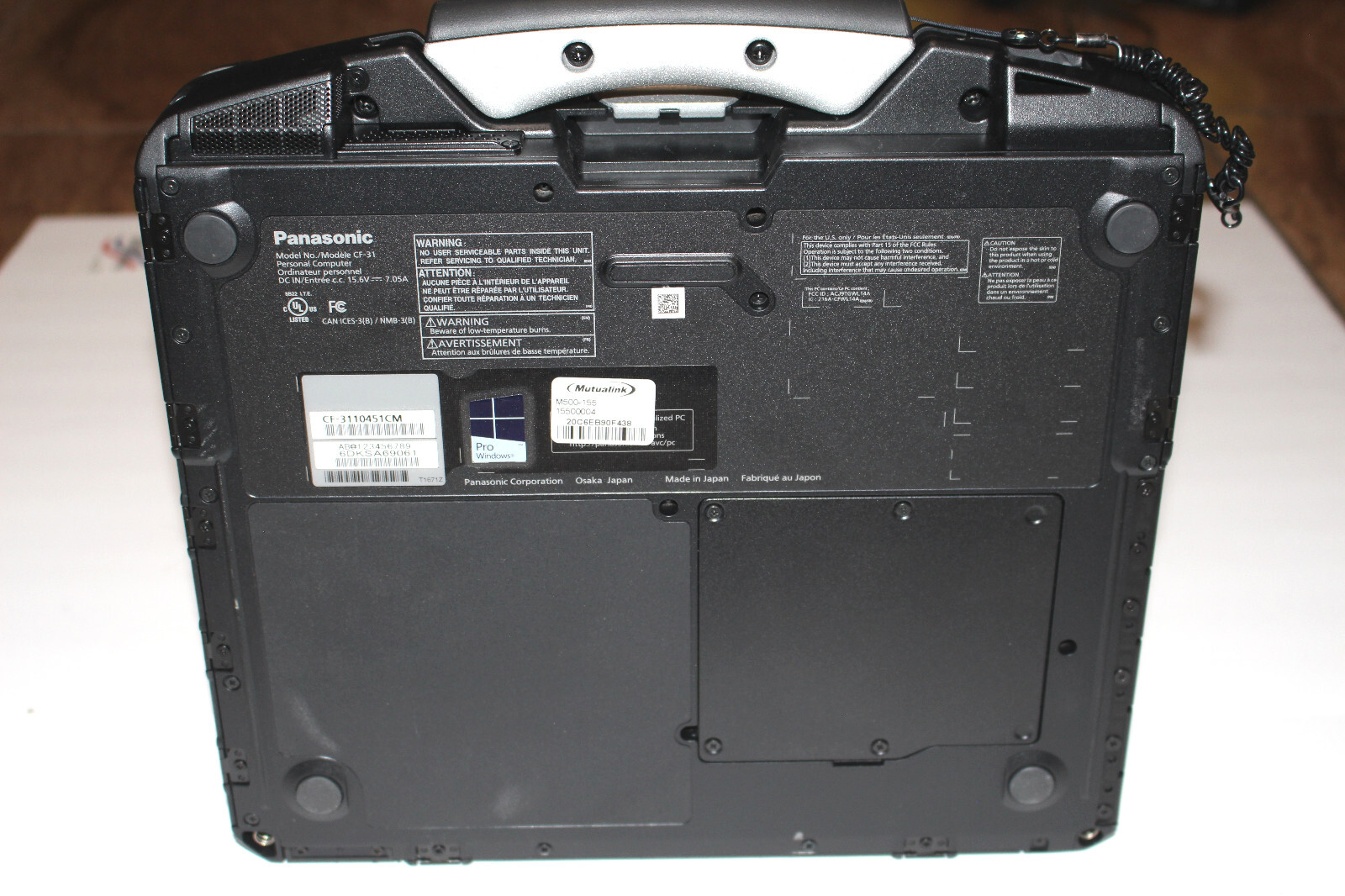 Panasonic CF-31 MK5, i5-5300U @ 2.30GHz✔️16GB✔️1TBSSD✔️WIN10P64B✔️✔️BACKLIT.KEYB