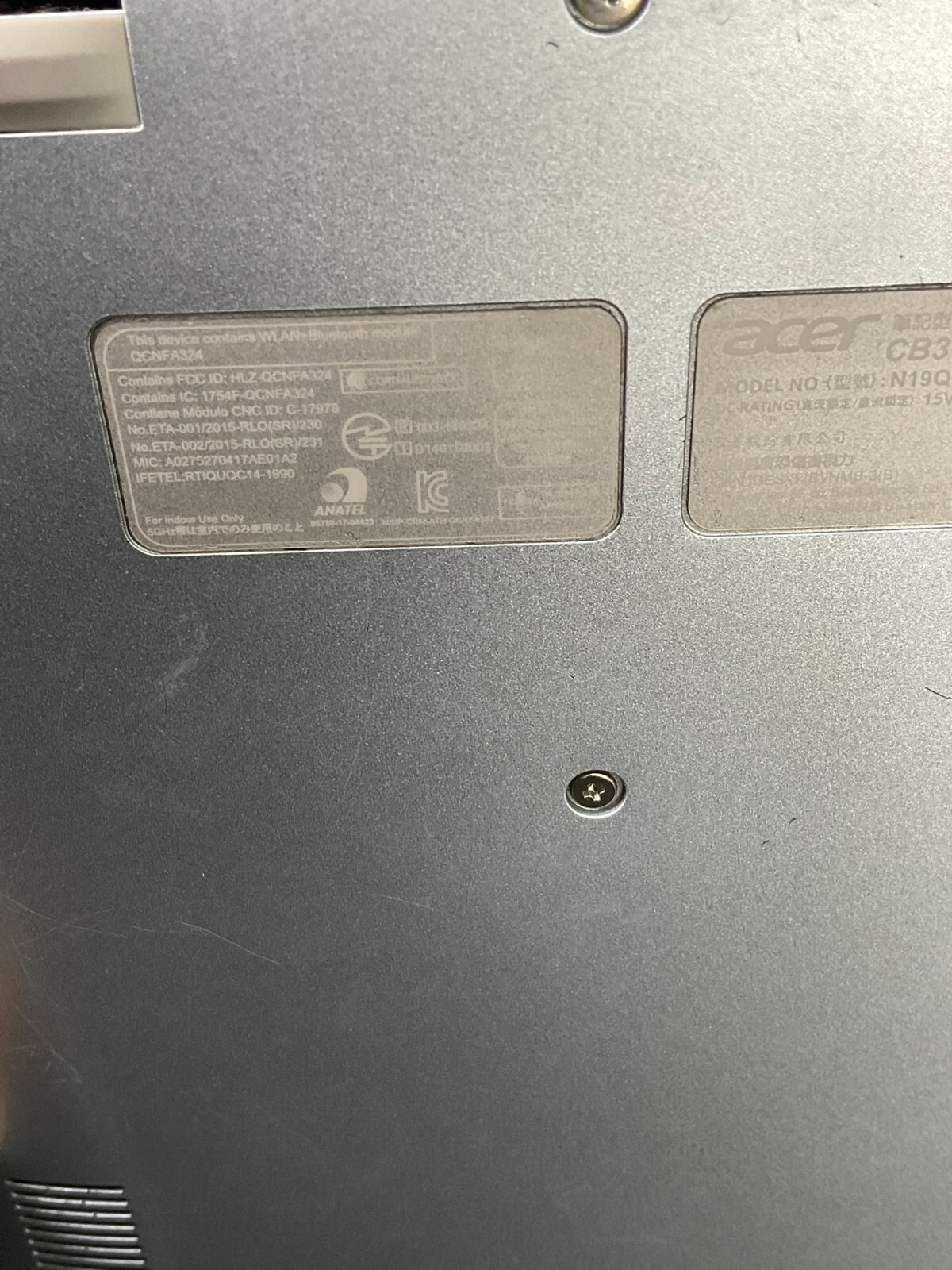 Acer Chromebook 311 CB311-11H 11.6 and quot; HD Laptop Silver WiFi