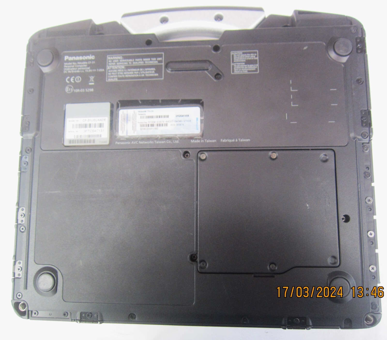 Panasonic Toughbook CF-31-MK3 / Core i5-3360M 2.80GHz / Rugged Military Grade