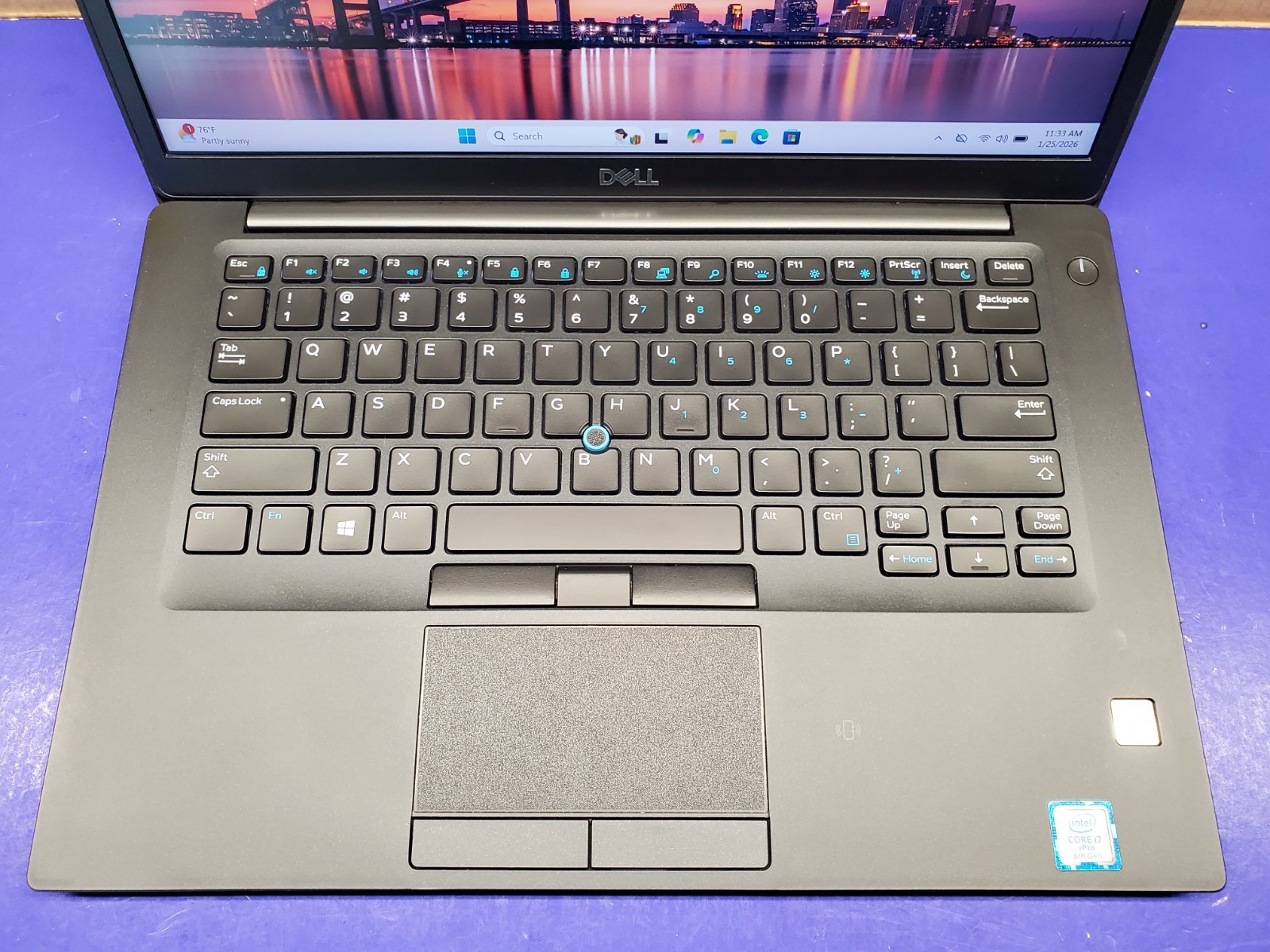 Dell Latitude 7490 Core i7-8650U@1.9GHz 16GBram 512ssd “Professionally Restored”
