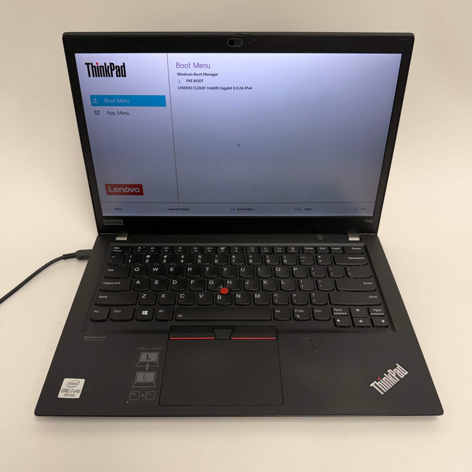 Broken Lenovo ThinkPad T14s Gen 1 20T1 14″ i7-10610U 1.8GHz 32GB RAM LCD Spots