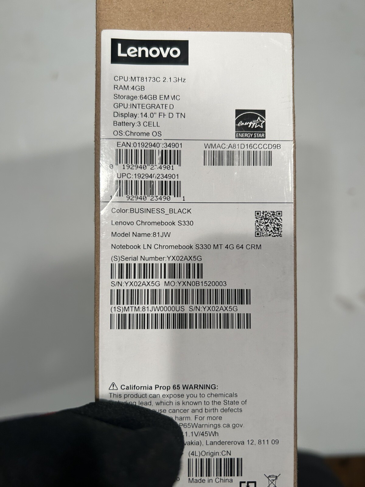 Lenovo Chromebook S330 Laptop 14-Inch FHD Display, MediaTek , 4GB RAM, 64GB