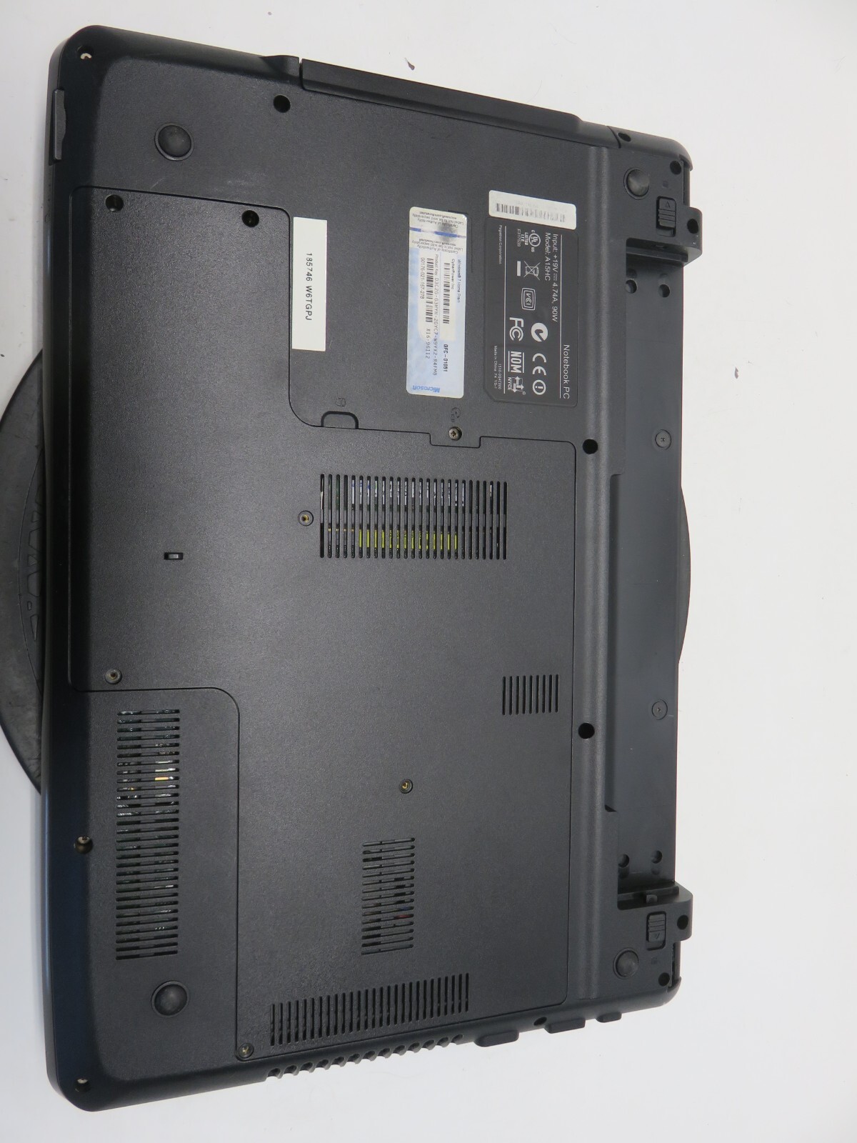Cyberpower Notebook PC Intel Core i7-2670QM CPU 2.20GHz 2GB NO HDD No Batt READ