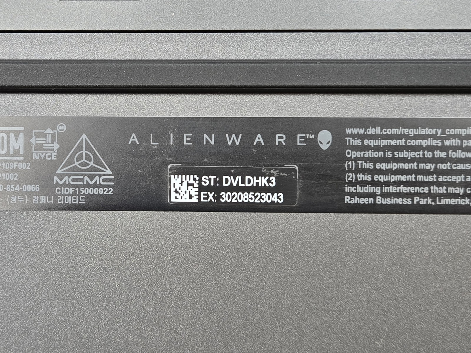Dell Alienware m15 R5 15″ FHD RYZEN 9 5900HX RTX 3070 Motherboard *READ*