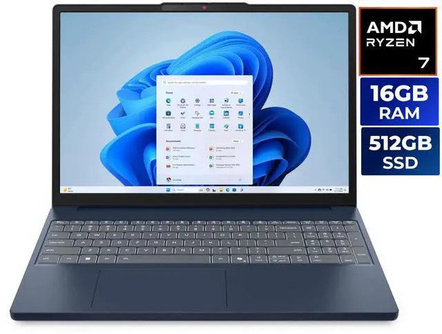 Lenovo IdeaPad Slim 3 15.3 in Ryzen 7 8840HS 16GB RAM 512GB SSD AMD Radeon