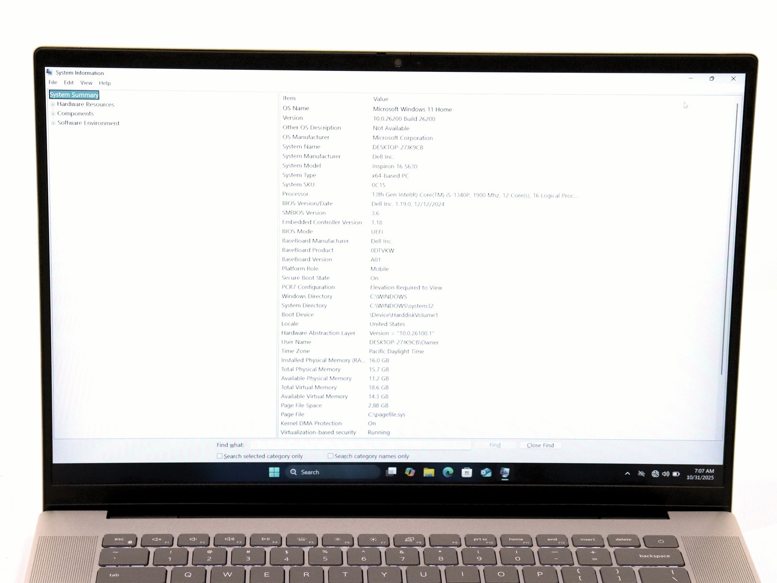 Dell Inspiron 16 5630 16″ Core i5-1340P 16GB RAM 512GB NVMe Windows 11 Home