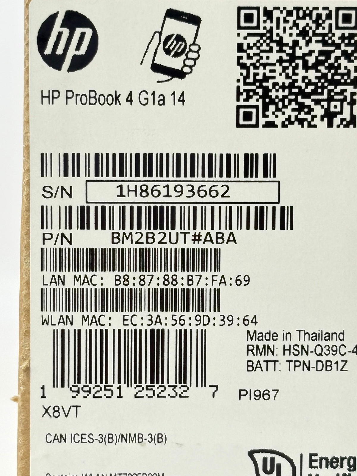 HP ProBook 4 G1a 14″ Ryzen 7 250 16GB RAM 512GB SSD New In Box