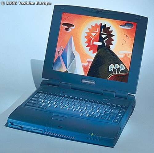 Vintage Toshiba Satellite 2515CDS 4.3GB Notebook Computer Windows 98