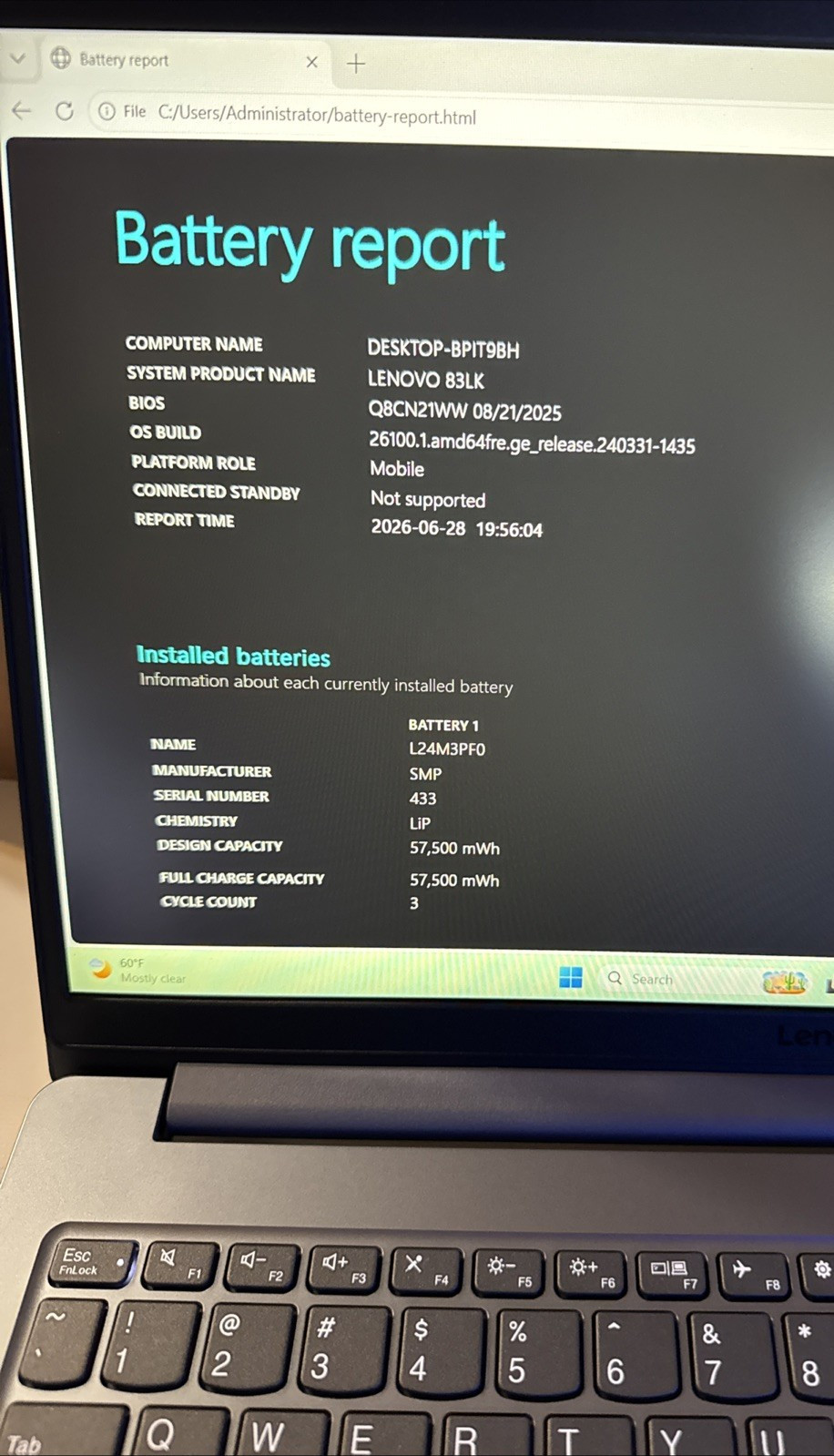 Lenovo LOQ 15IAX9E Laptop 15.6″ i5-12450HX NVIDIA RTX 3050 16GB RAM 512GB SSD