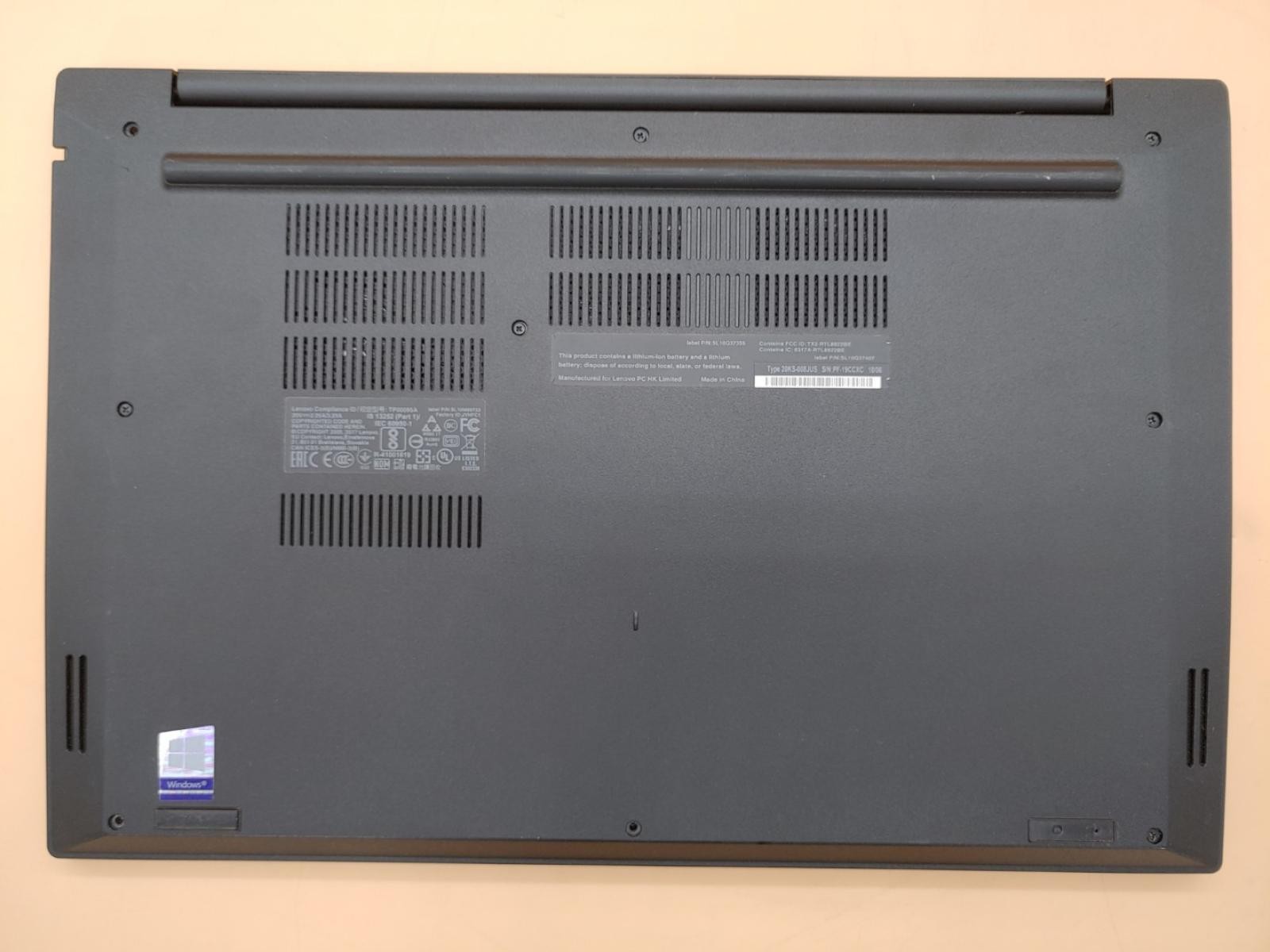 Lenovo ThinkPad E580 15.6″ Intel Core i3-7020U *NO RAM/SSD/BATT/WI-FI/AC* *READ*