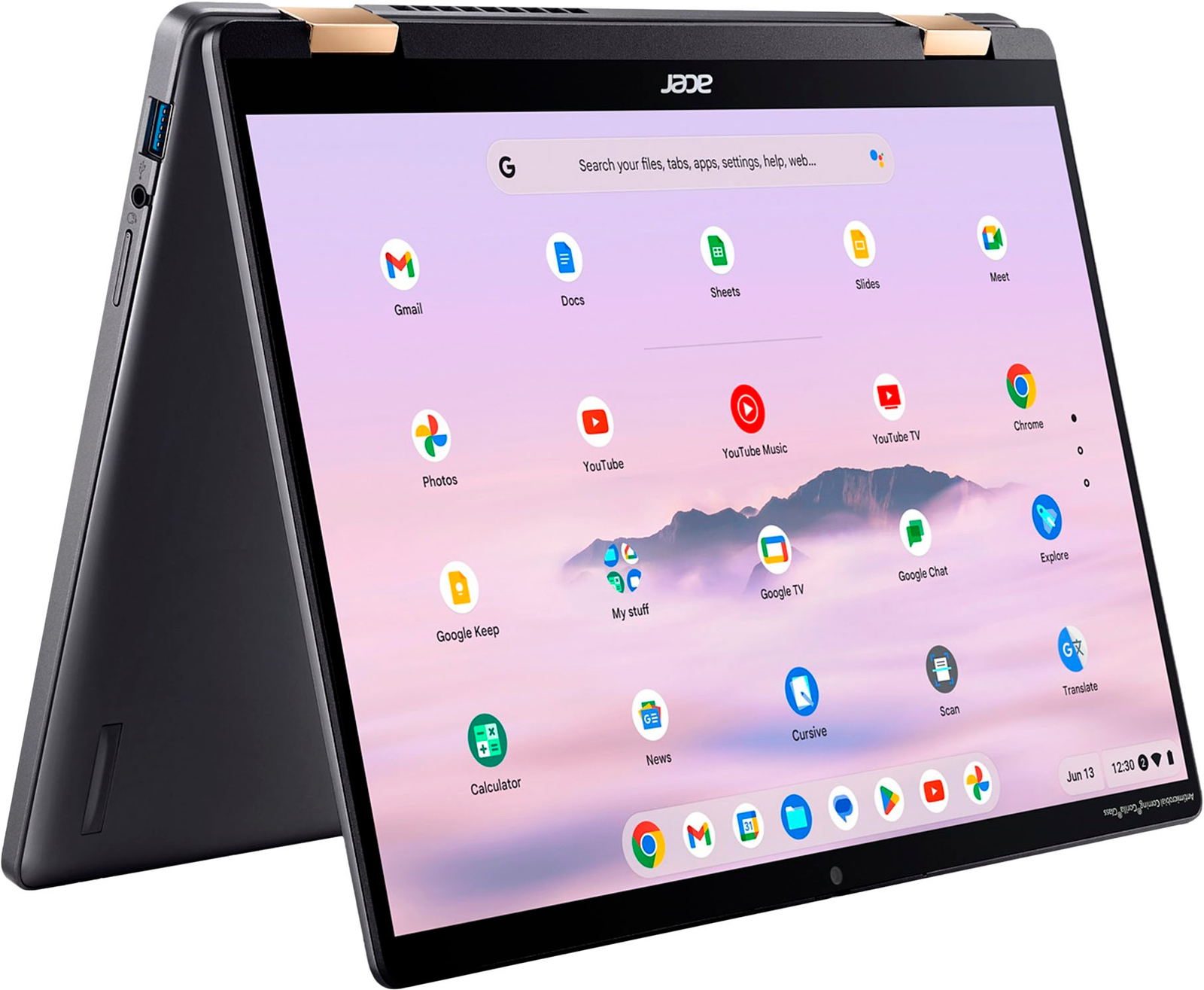 Acer – Chromebook Plus Spin 714 Laptop with Google AI 14″ WUXGA Touch – Int…