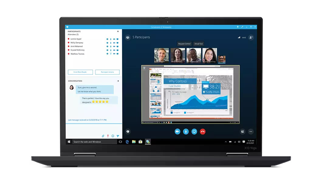Lenovo ThinkPad X13 Yoga Gen 2 – i5-1135G7 – 8GB – 256GB NVMe – Windows 11 Pro
