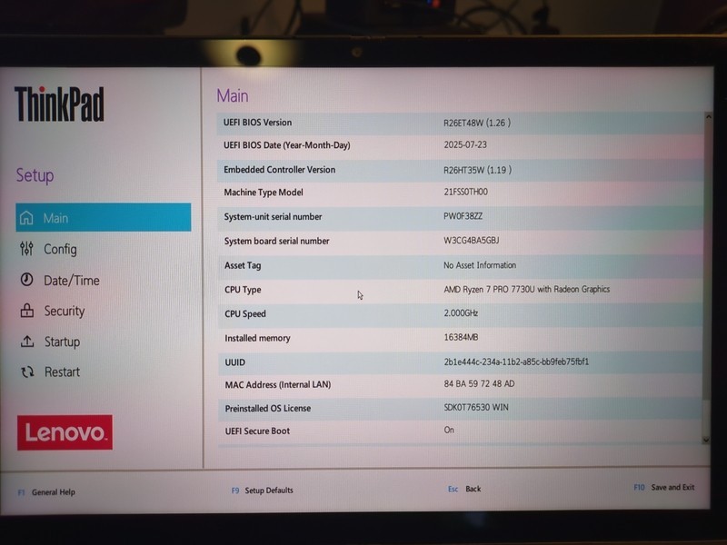Lenovo Thinkpad L13 Yoga G4 13.3″ Laptop Ryzen 7 PRO 7730U 16GB 1TB SSD W11P
