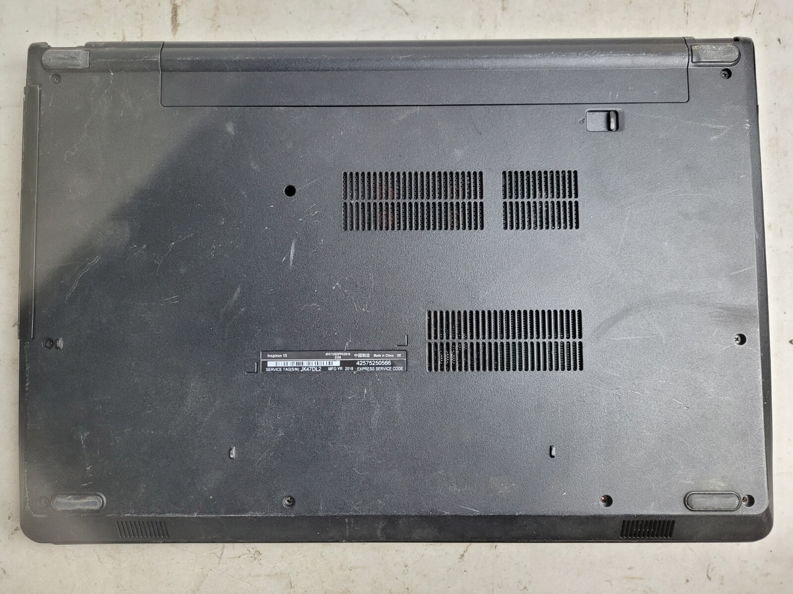 Dell Inspiron 15-3567 w/i3-7130U, 4GB RAM, 1TB HDD, 15.6″ Laptop for Parts #1828